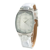 Chronotech Silver Leather Watch -   -  Chronotech.